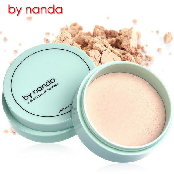 By Nanda Brand Translucent Loose Powder with Puff Skin Finish